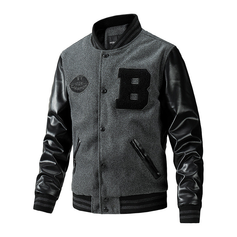 Veste homme épaisse à col rabattu – M à 3XL