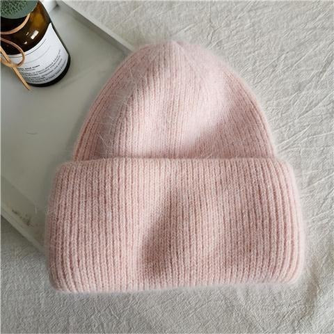 Kaninchenfell-Mütze – Koreanischer Stil Warm Unisex Herbst Winter