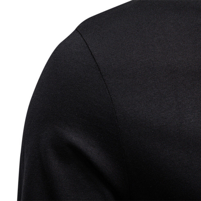 T-Shirt Col V Manches Longues Homme – Slim, Boutonné