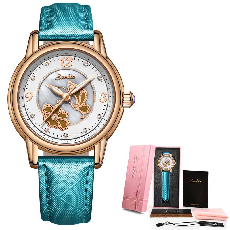 Lige – Montre Céramique Femme Élégante Waterproof