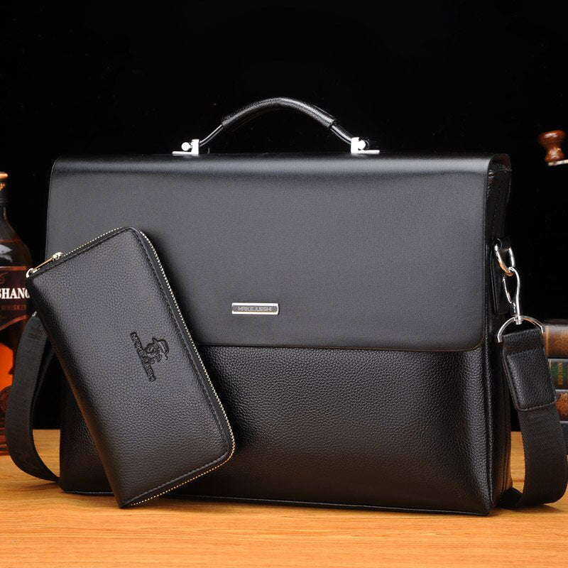 Sac Homme Business WEIXIER Effet Cuir – Porté Main ou Épaule