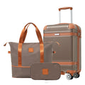 Set de Valises Rigides 3 Pièces – ABS, Roues Pivotantes 360°, Serrure TSA, Couleur Cuivrée