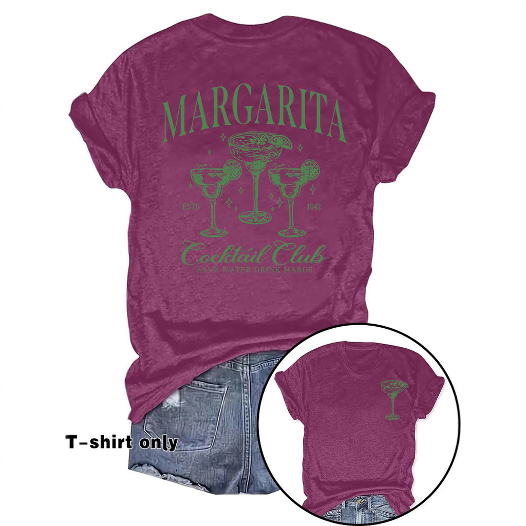 T-shirt femme Margarita Cocktail Club à manches courtes