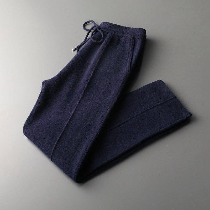 Pantalon homme en laine cachemire