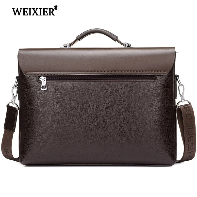 Sac Homme Business WEIXIER Effet Cuir – Porté Main ou Épaule