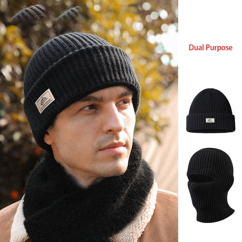 Bonnet Cagoule 2-en-1 Homme – Protection Oreilles & Visage Hiver