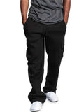 Pantalon Cargo Homme Multi-Poches Coupe Droite