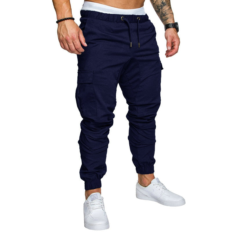 Pantalon Harem Jogger Hip Hop Homme – Multi-poches, Taille Élastique
