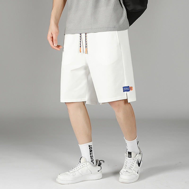 Bermuda homme casual à cordon de serrage