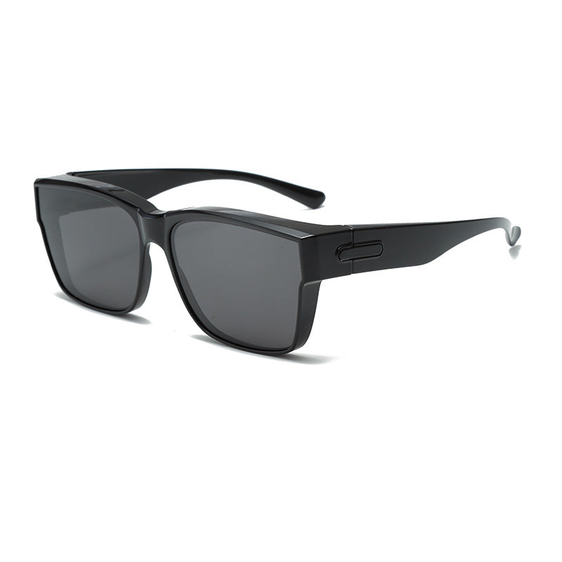 Lunettes de Conduite & Outdoor 2-en-1 – Verres TAC Gris UV400, Monture TR90
