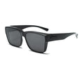 Lunettes de Conduite & Outdoor 2-en-1 – Verres TAC Gris UV400, Monture TR90