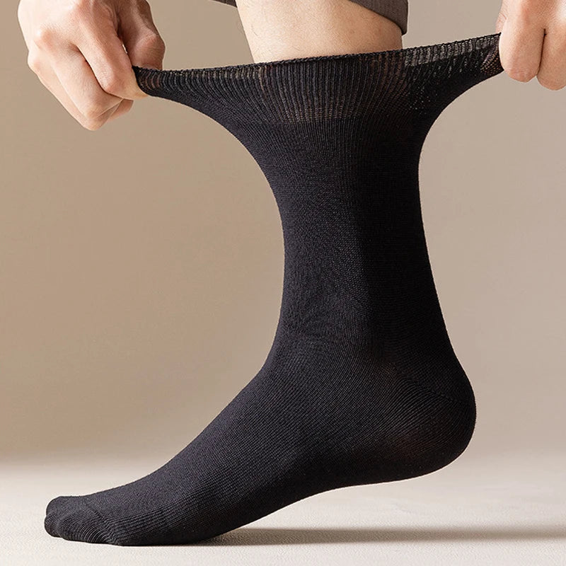 Lot de 6 paires de chaussettes en coton à bord souple