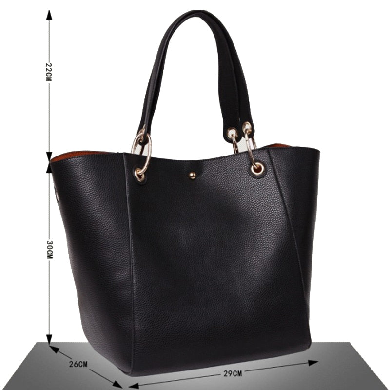 Damen-Handtasche mit großem Fassungsvermögen – Umhängetasche im koreanischen Stil