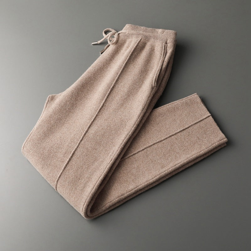 Pantalon homme en laine cachemire