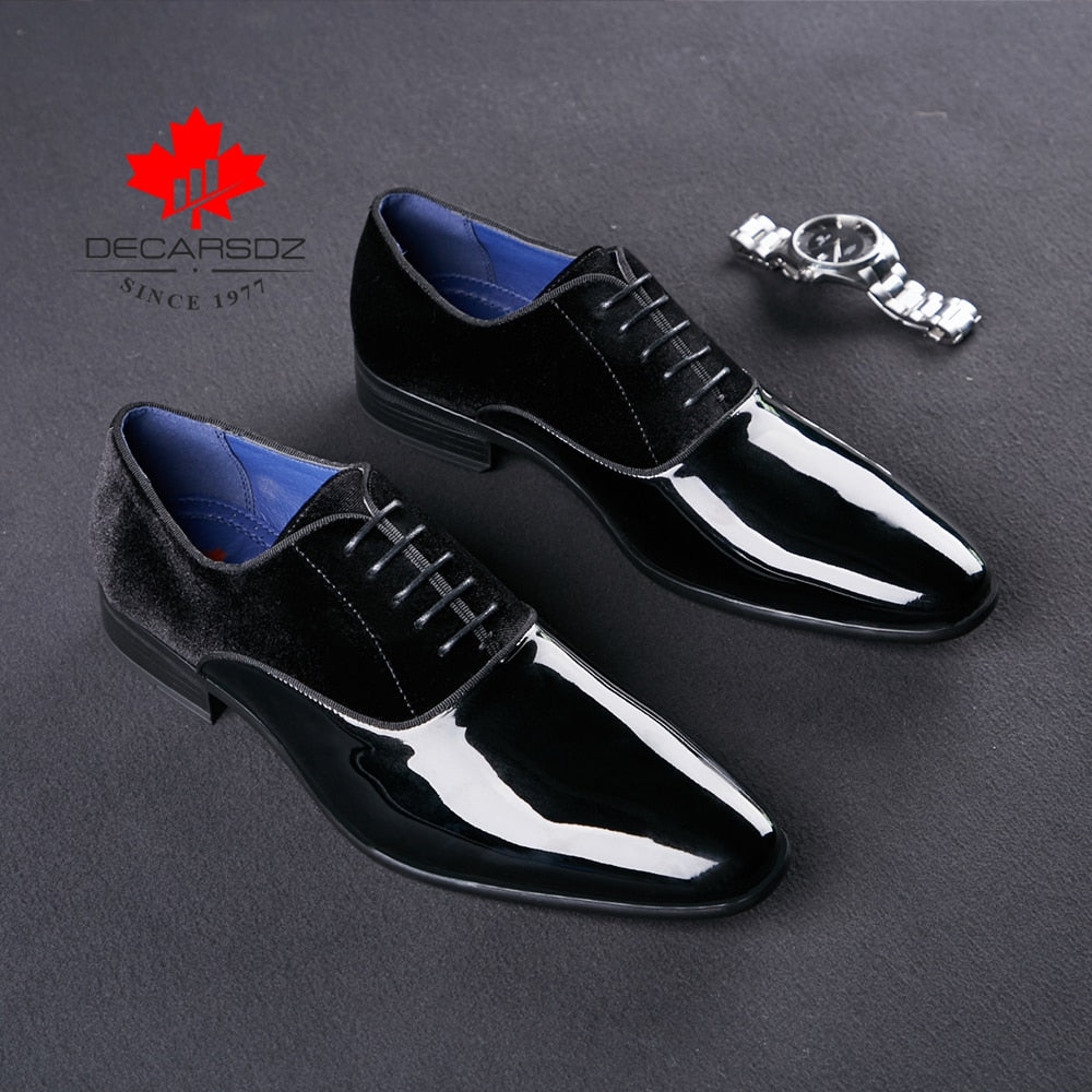 Chaussures Habillées Homme DECARSDZ – Cuir Confortable pour Mariage et Bureau