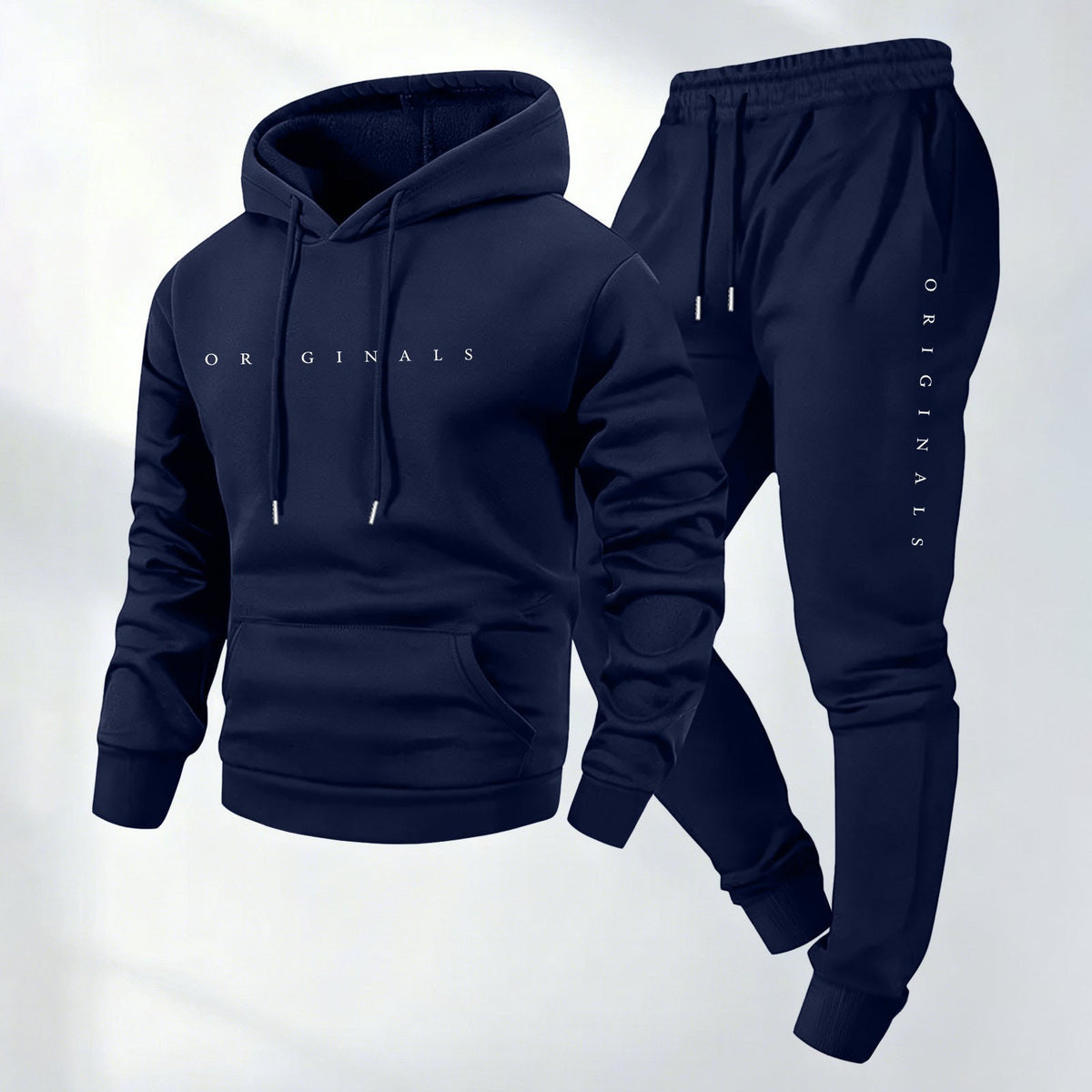 Ensemble Homme Oversize Sweat à Capuche Imprimé et Pantalon
