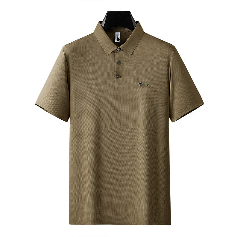 Polo homme uni à manches courtes