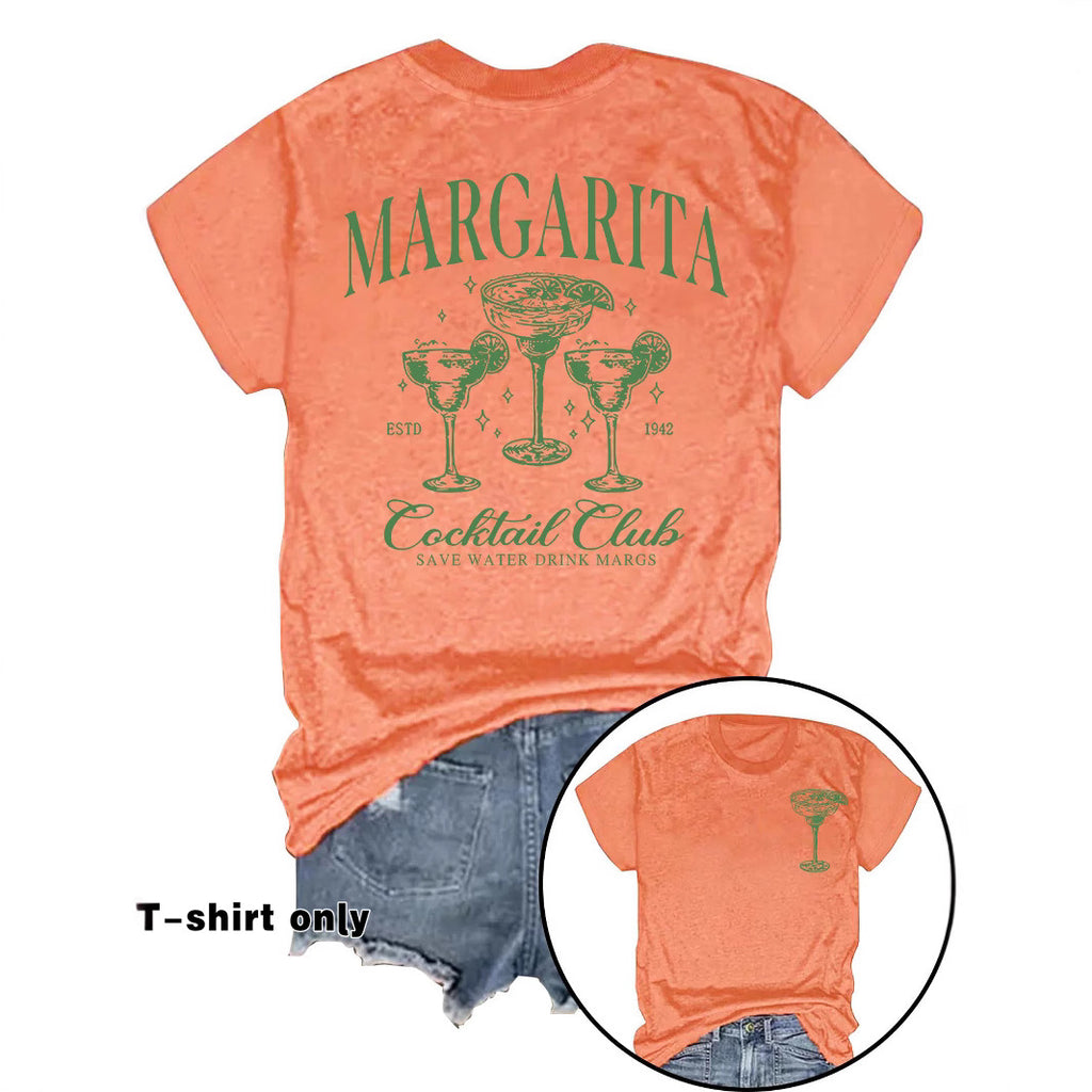 T-shirt femme Margarita Cocktail Club à manches courtes