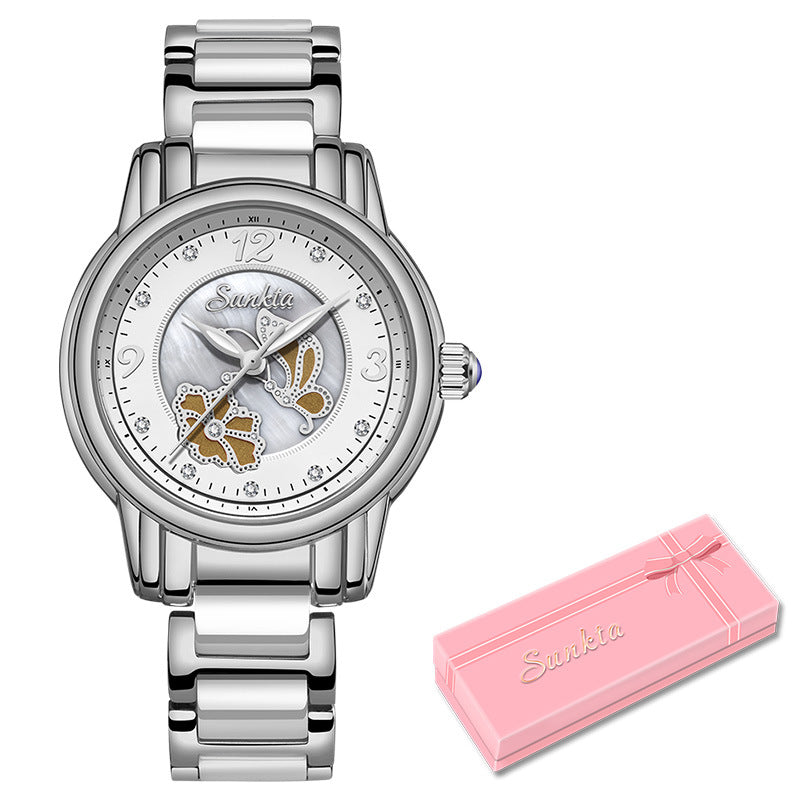 Lige – Montre Céramique Femme Élégante Waterproof