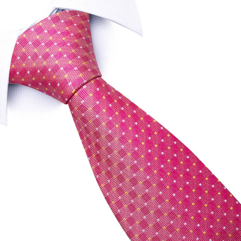 Cravate homme rayée en polyester – 8 cm