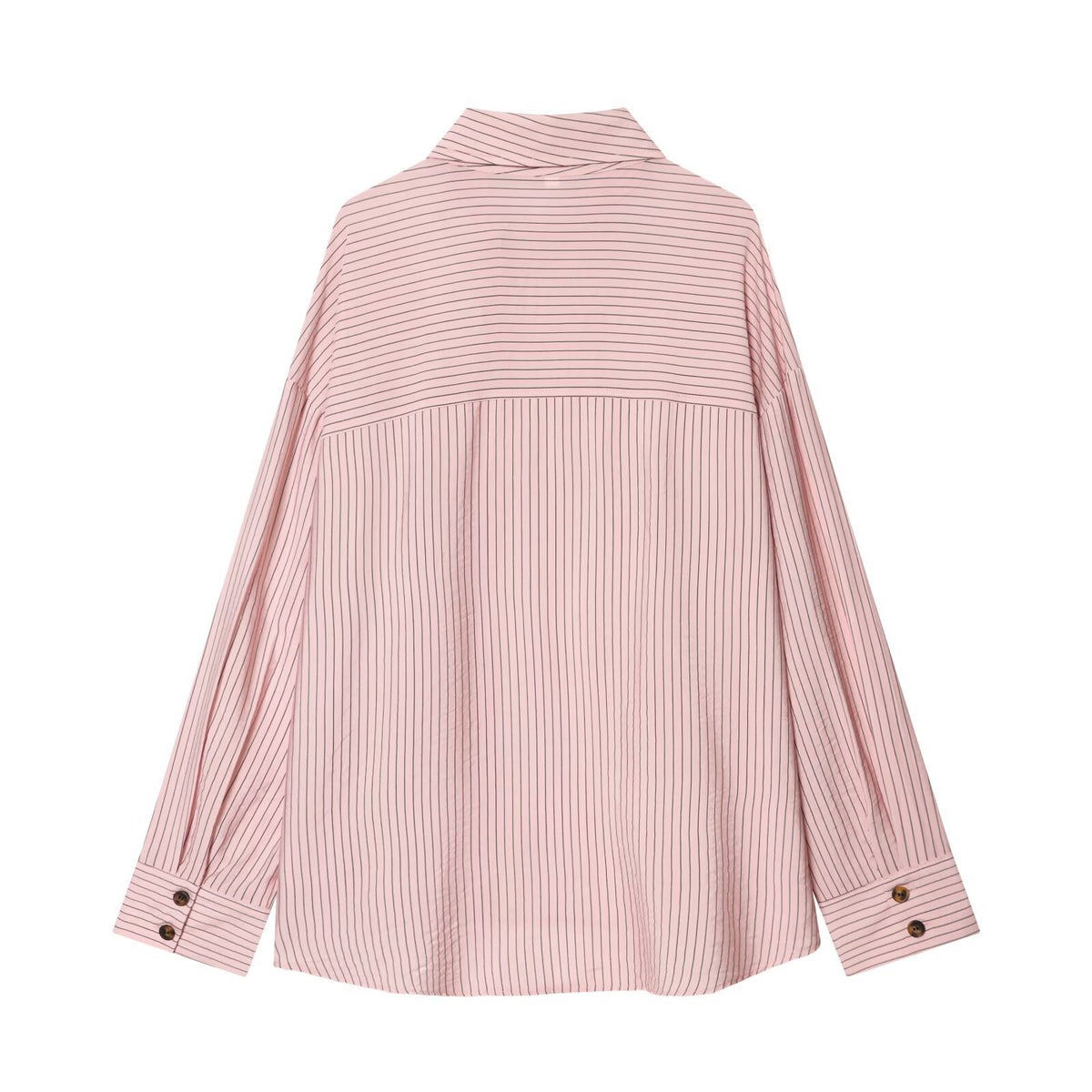 Chemise femme ample à col asymétrique et manches longues
