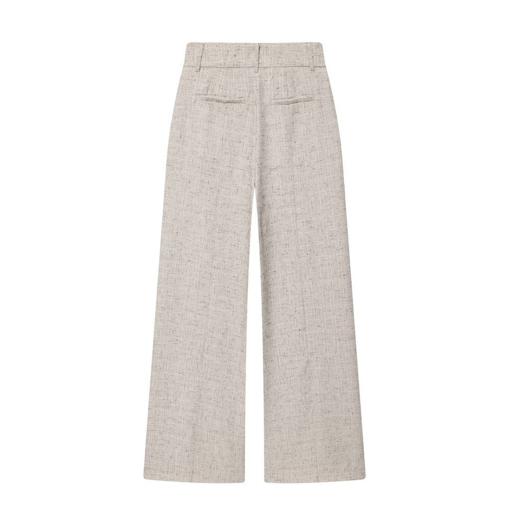 Pantalon large femme polyvalent – Taille élastique, longueur intégrale