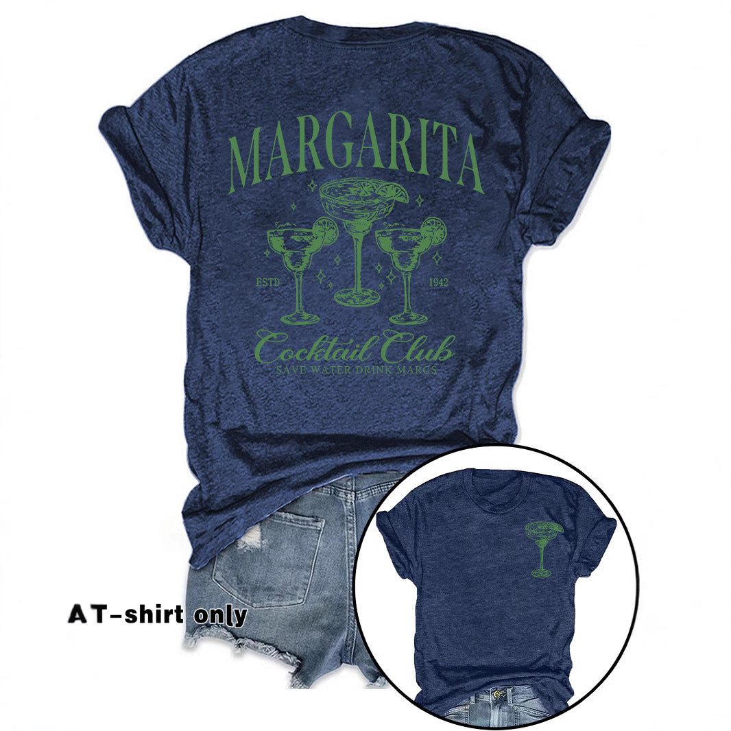 T-shirt femme Margarita Cocktail Club à manches courtes