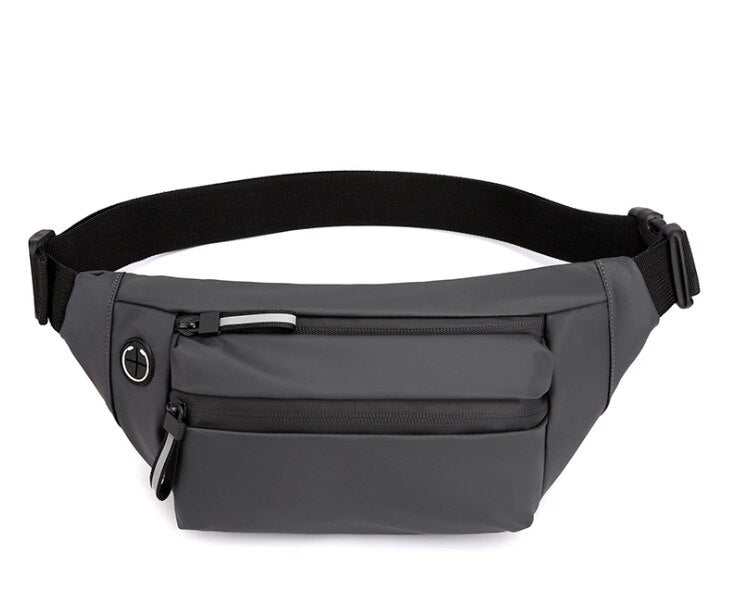 Sac Banane Homme Déperlant – Sport et Voyage, Porté Taille ou Épaule