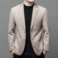 Blazer homme texturé à deux boutons et poches plaquées