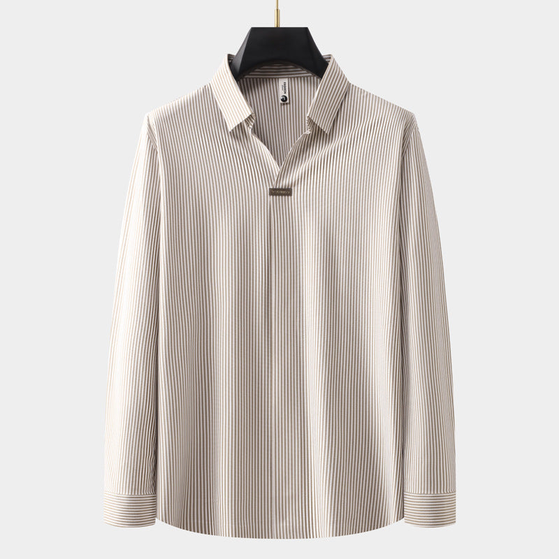 Polo Manches Longues Homme – Rayé