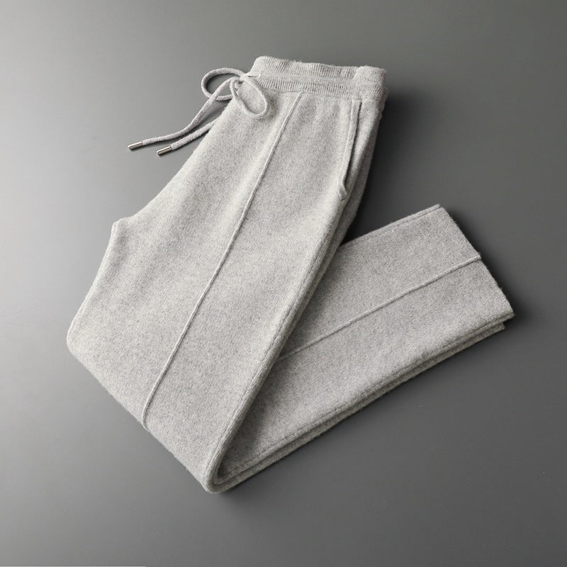 Pantalon homme en laine cachemire