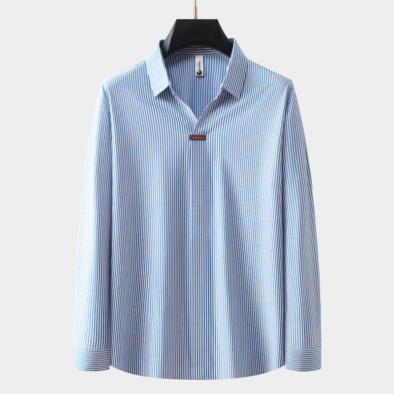 Polo Manches Longues Homme – Rayé