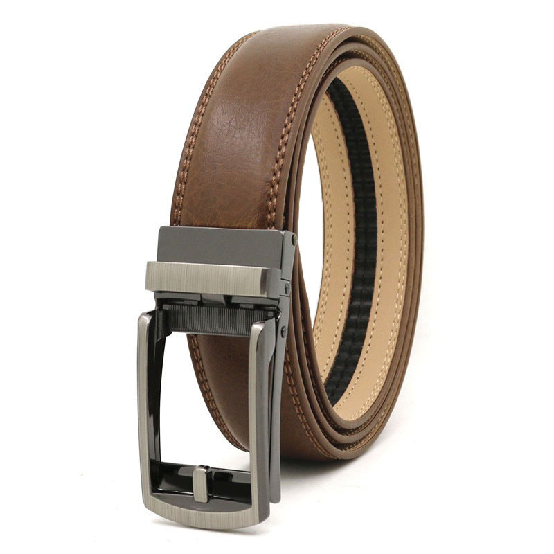 Ceinture homme en cuir à boucle automatique – 3,1 cm