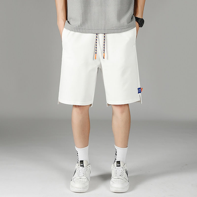 Bermuda homme casual à cordon de serrage