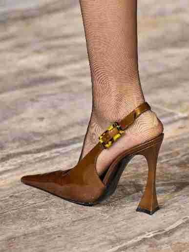 Damen-Pumps mit hohem Absatz, spitzer Kappe, Ausschnitt und offenem Rücken – Sexy & große Größen