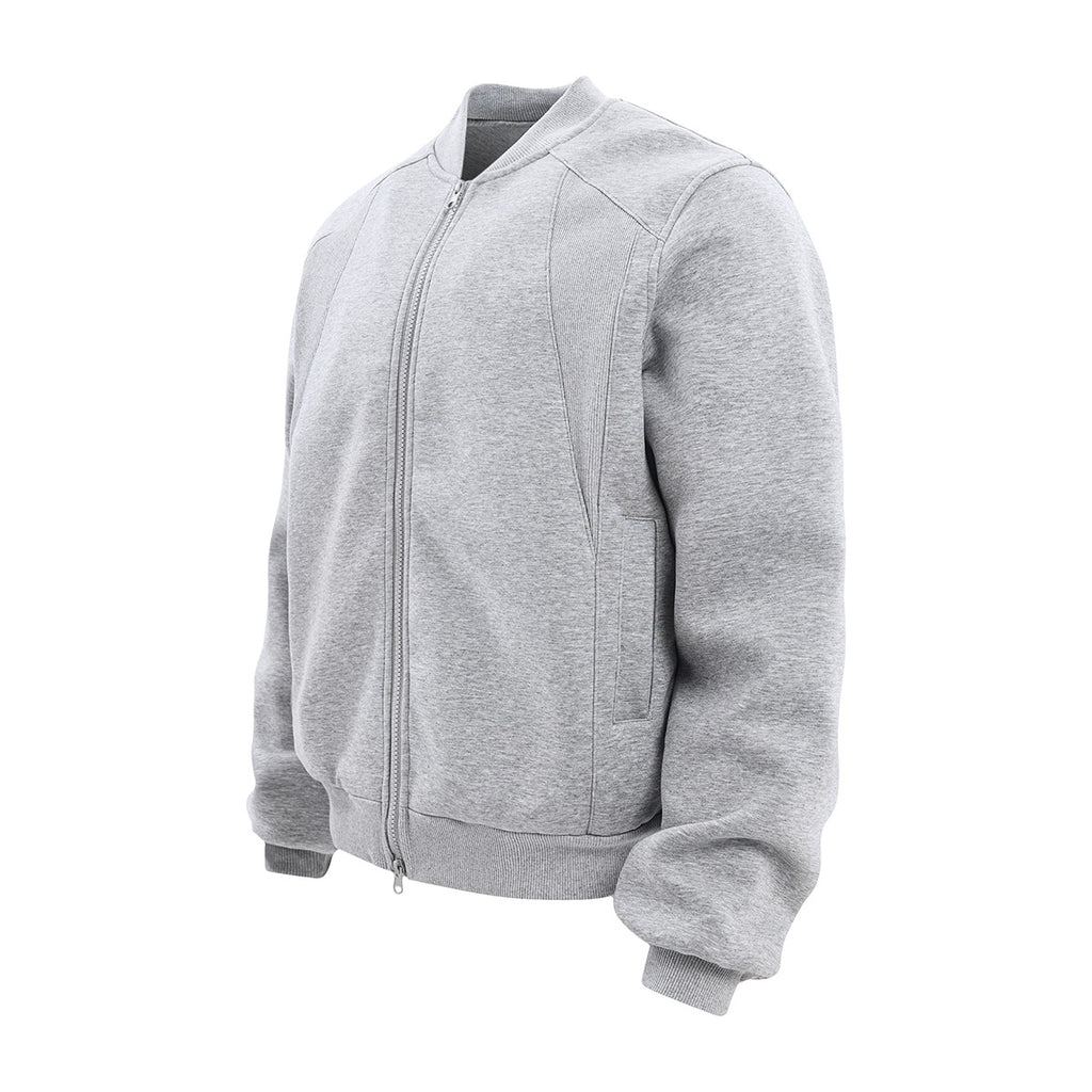 Sweat zippé homme à col montant – Coupe ample