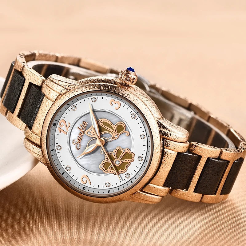 Lige – Montre Céramique Femme Élégante Waterproof