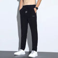 Pantalon homme léger coupe droite à cordon de serrage