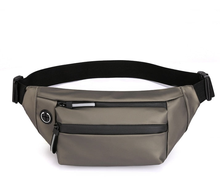 Sac Banane Homme Déperlant – Sport et Voyage, Porté Taille ou Épaule