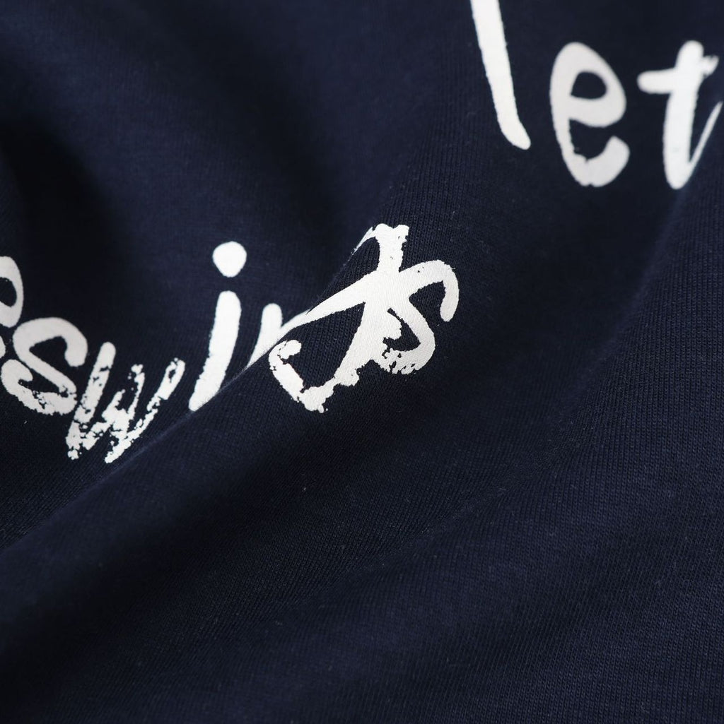 Sweat homme à capuche imprimé à inscriptions, coupe ample