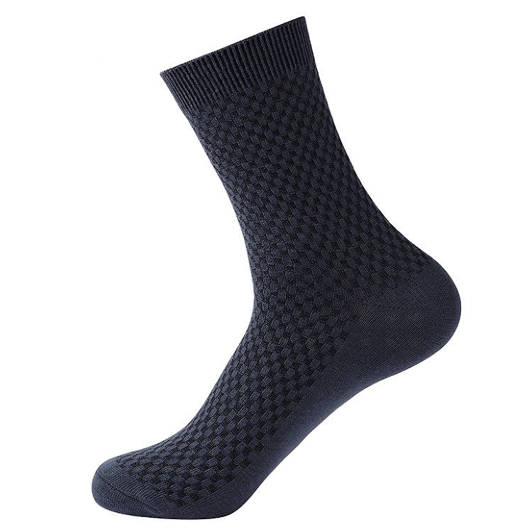 Chaussettes homme mi-mollet à motif discret, pointure 41–48