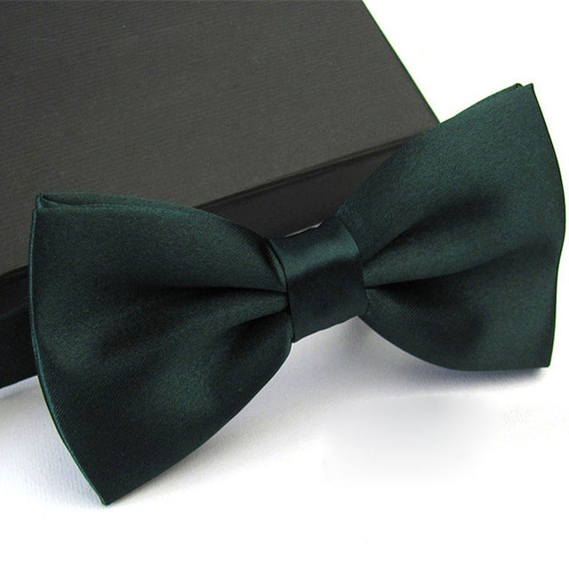 Fliege für Herren aus Satin – verstellbare Schleife für Hochzeit & Abendveranstaltungen