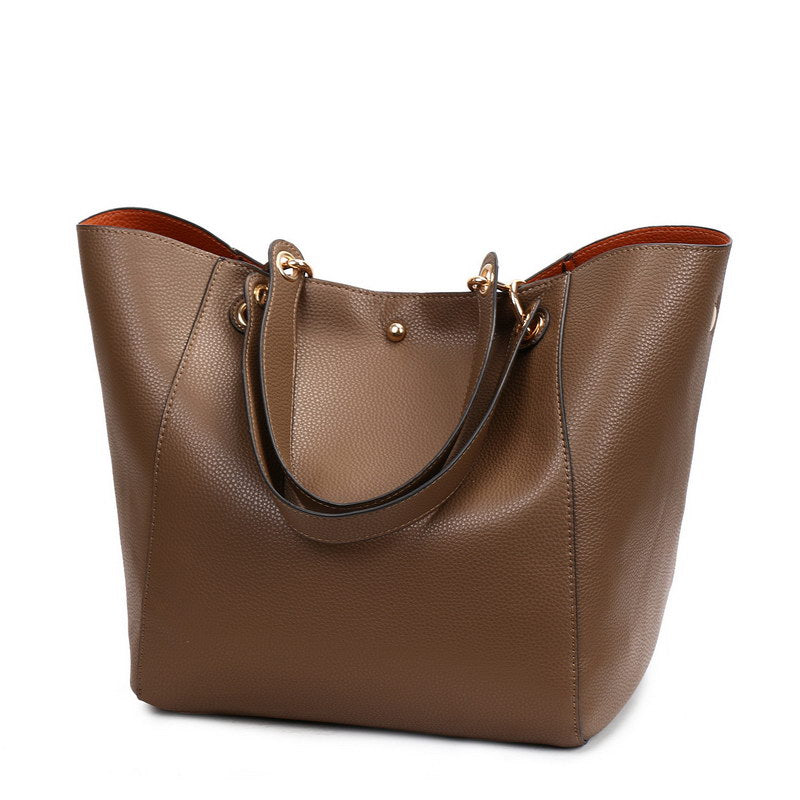 Women's Large Capacity Handbag – Korean Style Multi-Wear Shoulder Bag