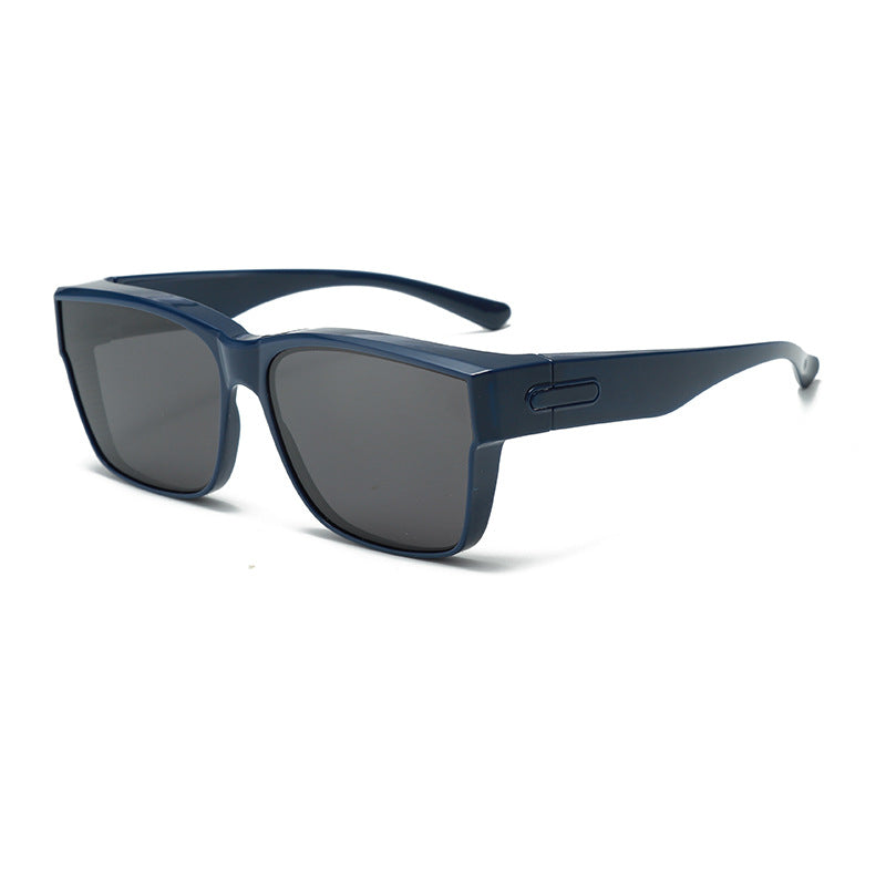 Lunettes de Conduite & Outdoor 2-en-1 – Verres TAC Gris UV400, Monture TR90