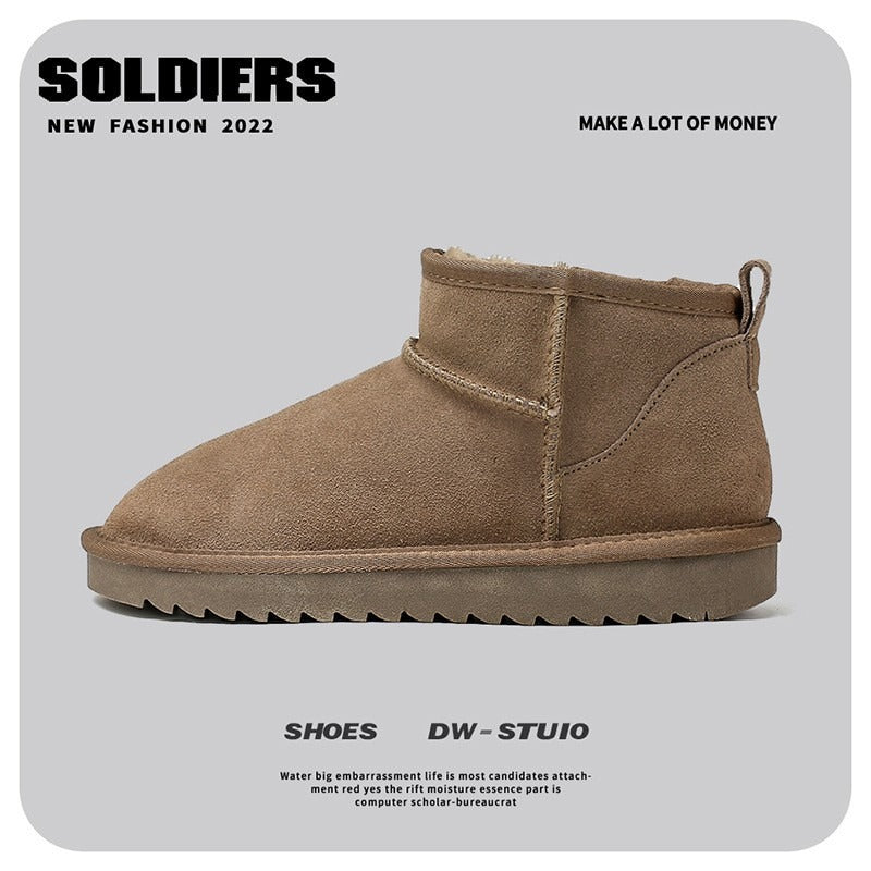Bottes Neige Femme – Fourrées, Semelle Épaisse EVA, Chaudes et Confortables