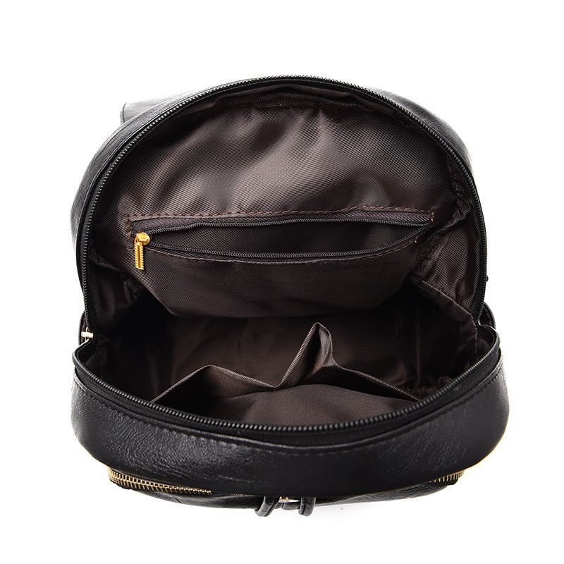 Sac à dos de voyage en cuir souple
