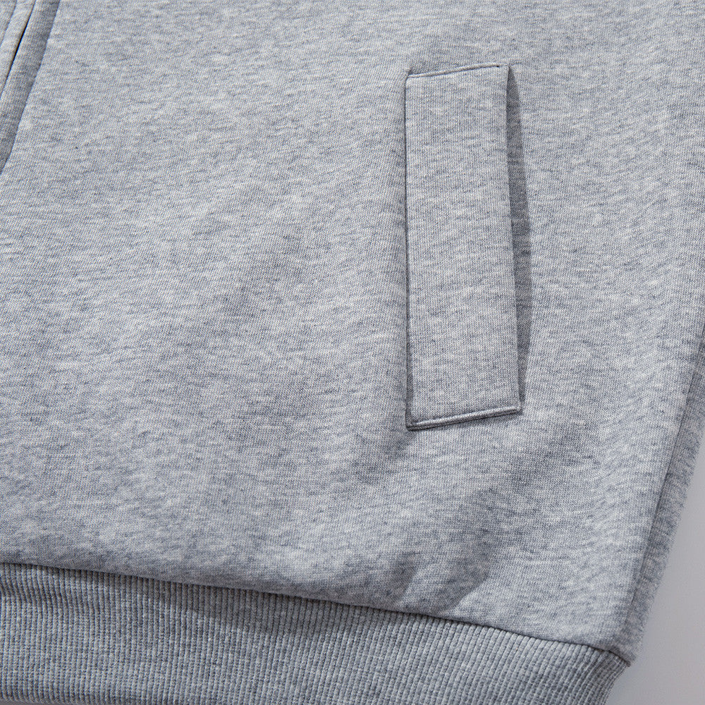Veste homme à capuche et zip double curseur – Coupe ample