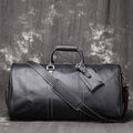 Sac de voyage en cuir de vachette style rétro