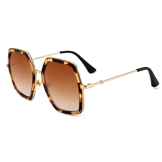 Women's Square Sunglasses – Mirrored Lenses, Acetate Frame, Party & Beach Style