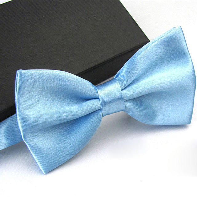 Fliege für Herren aus Satin – verstellbare Schleife für Hochzeit & Abendveranstaltungen